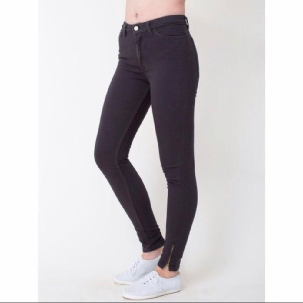 American Apparel High Rise Skinny Jeans 29